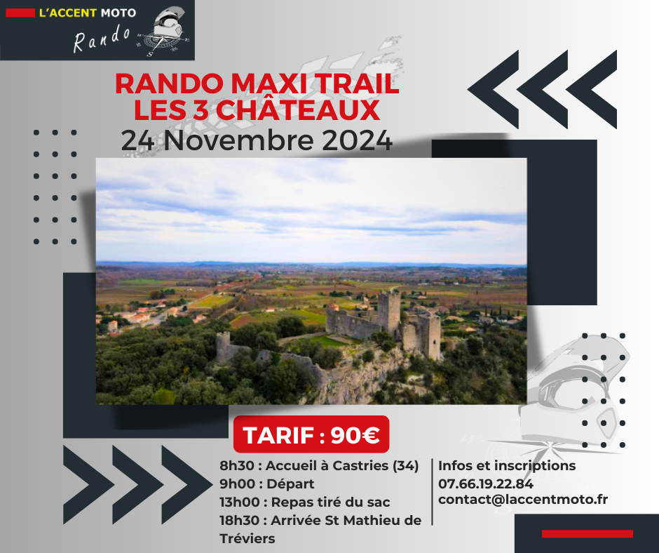 RANDO MAXITRAIL – Les 3 Châteaux