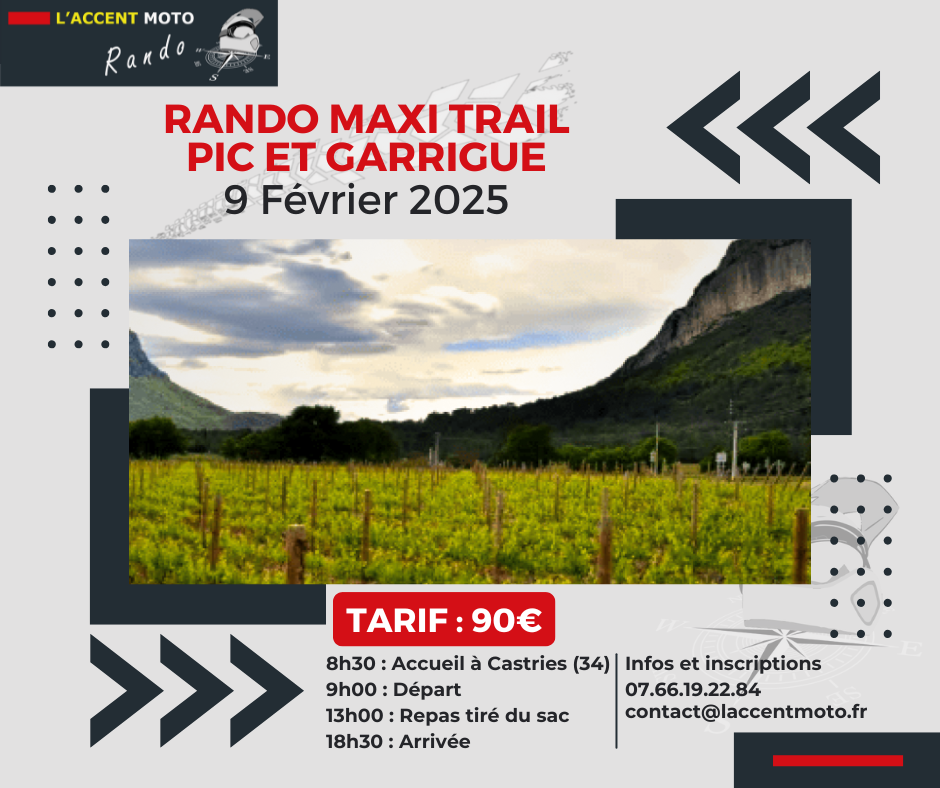 RANDO MAXI TRAIL – Pic et Garrigue